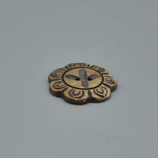 Horn and Bone Buttons, MOQ: 100 Pcs