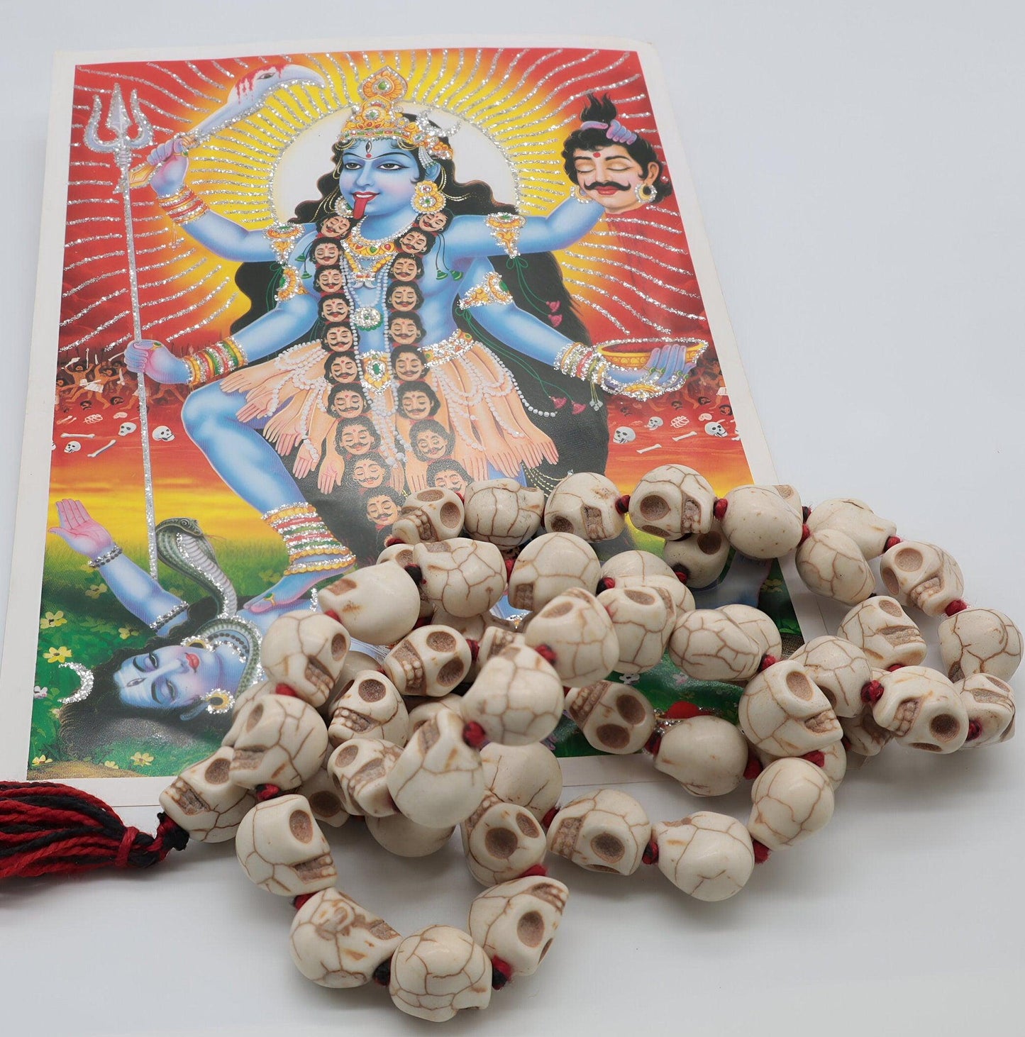 Kali Skull Mala 54+1 Beads