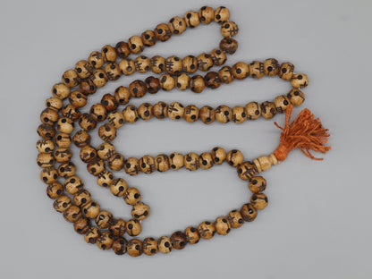 Tibetan 108 - Brown Skull Beads Mala