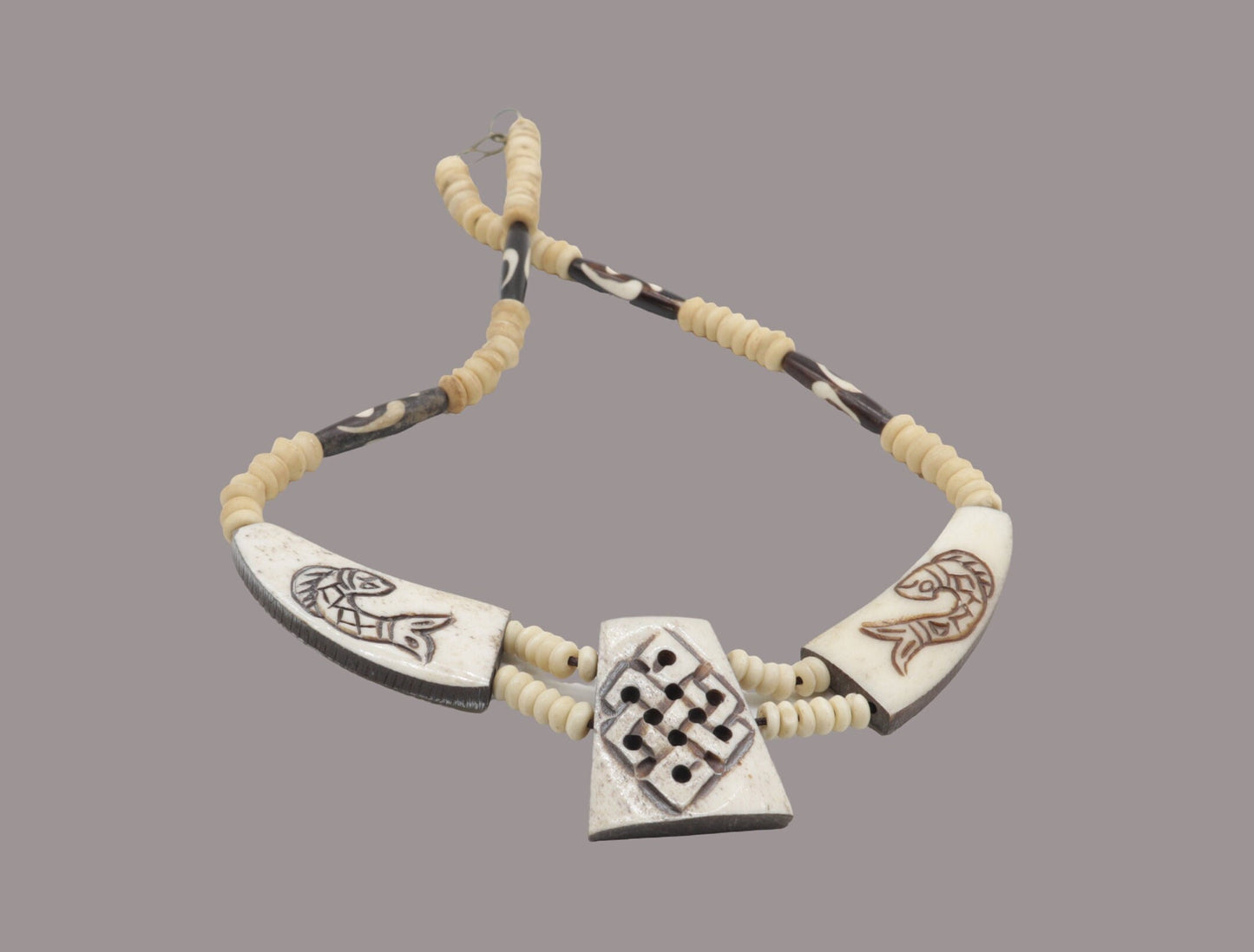 Tibetan Yak Bone Jewelry Set